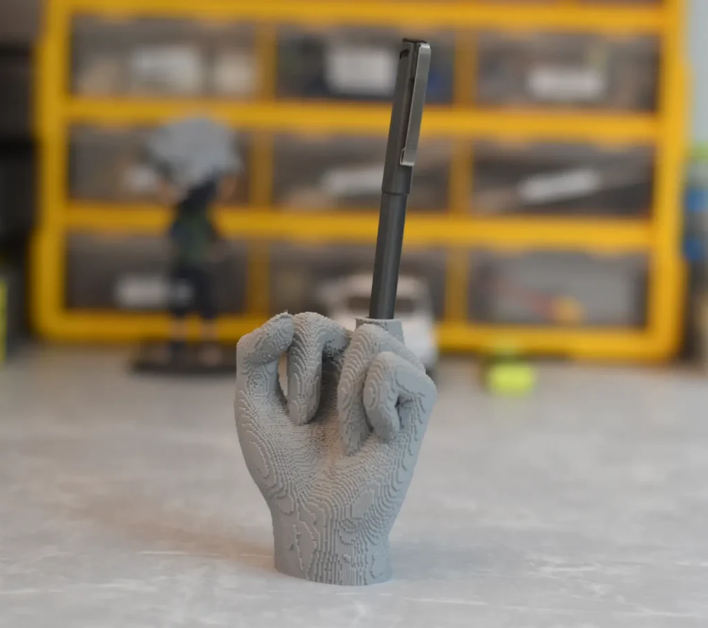 Middle Finger Pen Holder