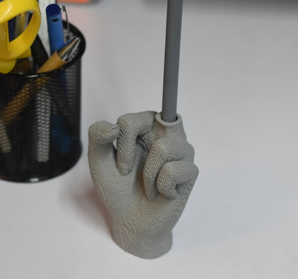 Middle-Finger Pen Holder